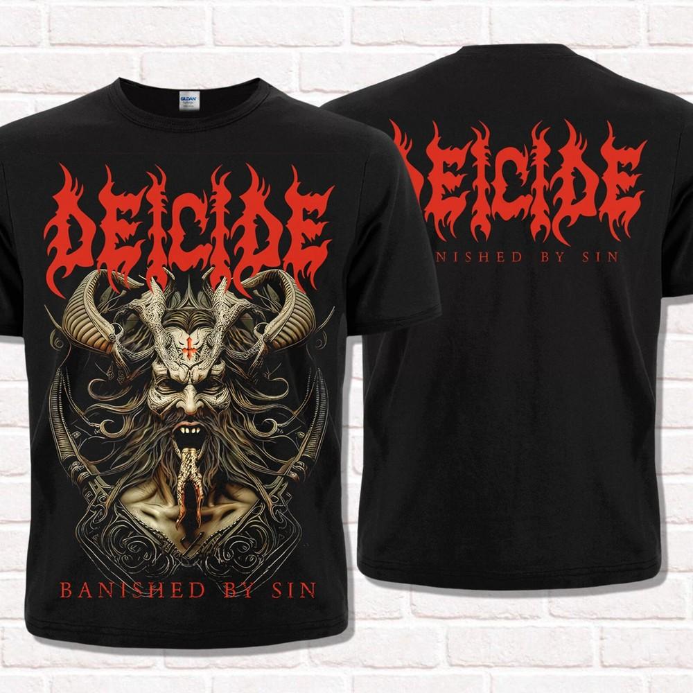 Deicide Футболка Изгнанный Грехом (2024). Флоридский дэт-метал. Брутальный стиль.