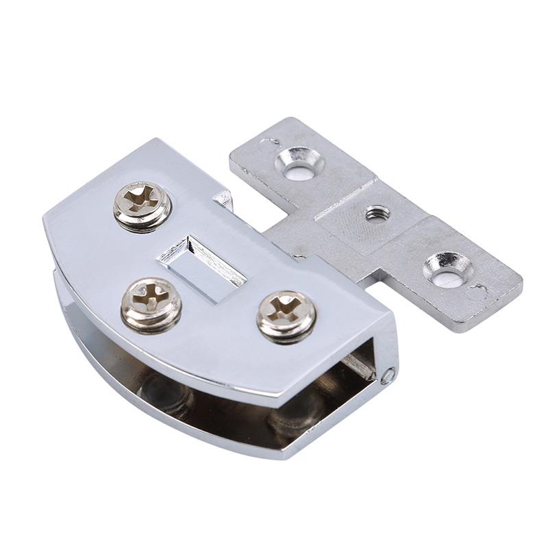 Зажимы для стеклянных дверных петель из нержавеющей стали для винного шкафа, хлебного шкафа, шкафа, дверных ворот, зажимы для дверных петель 5-9 мм
