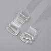 Fashion Transparent Adjustable 1.5CM Bra Straps Invisible Steel Hook