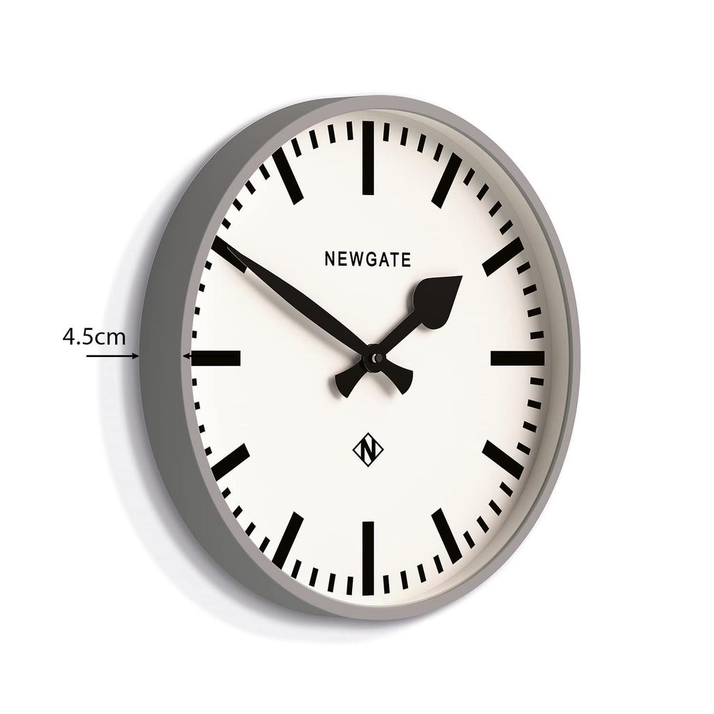 NEW GATE Newgate Настенные часы Номер Три Железнодорожные NUMTHR390PGY СЕРЫЙ Серый [Б/у]