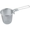 Shimomura Kihan Small Boiling Strainer for Separately Boiling Two Types of Ingredients [Made In Japan] Dishwasher Safe, Drains Water, Hangs Over Pot,