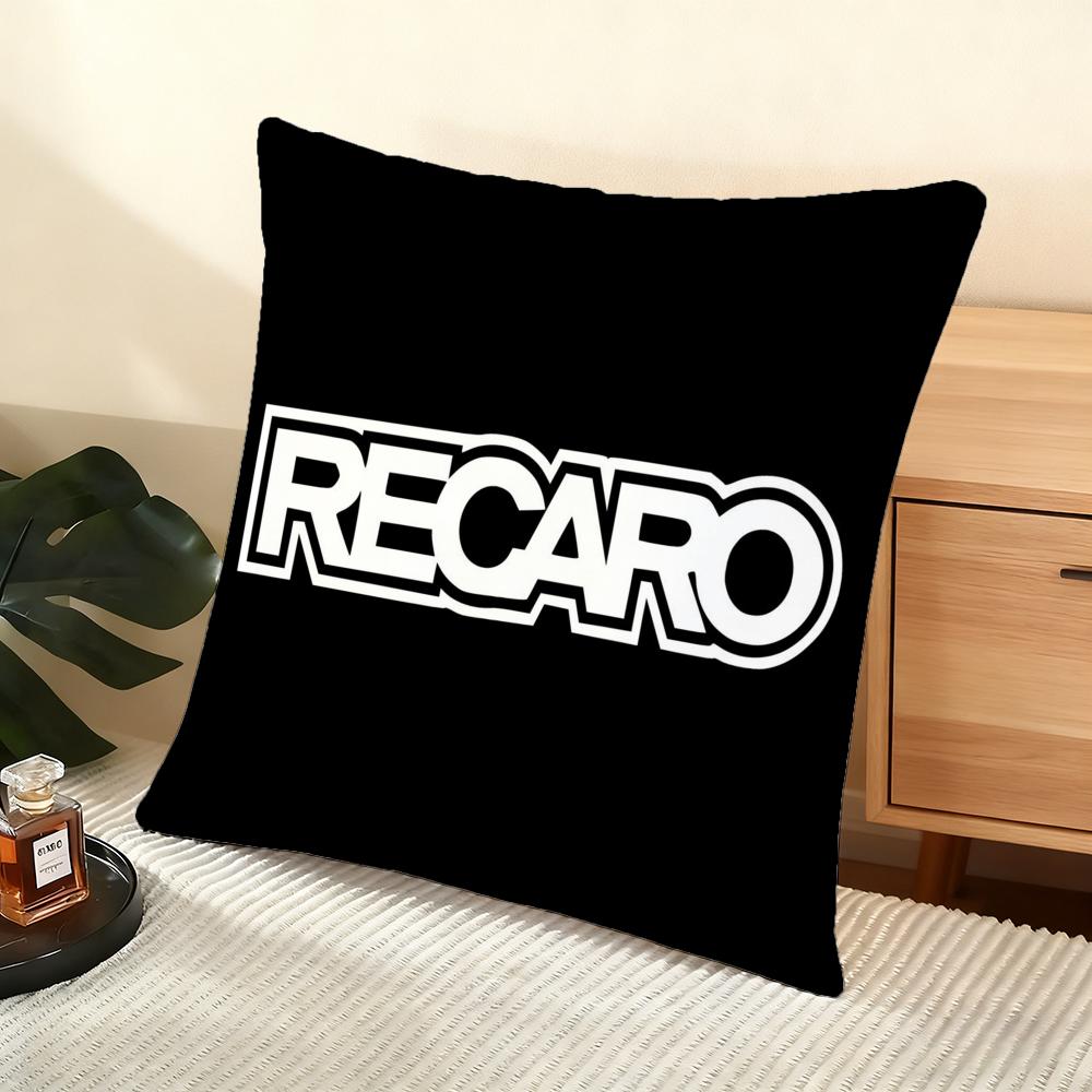 Cushion Cover Silky Short Plush Home Sofa Cushion Cover - Invisible Zipper Home Decoration Cool Anime Cartoon R-Recaro