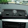 Car Styling Carbon Fiber For BMW 1 Series E81 E82 E87 Interior Stickers Central Control Air Outlet Frame Trim Covers