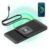 20W Phone Cordless Charging Mat Car Charger Overvoltage Protection Universal Intelligent Fast Wireless Phone Charger