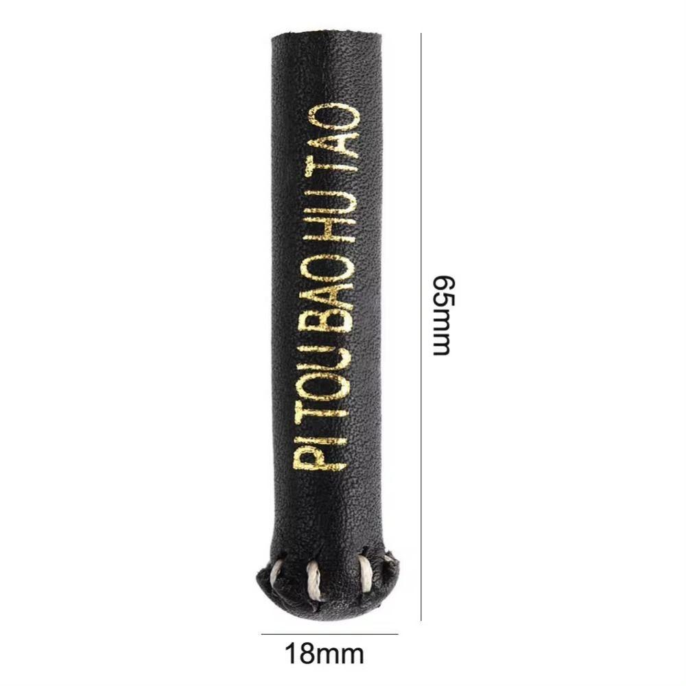 Dustproof Snooker Cue Protective Leather Billiard Tip Protector Cue Head Cover Sports Supplies