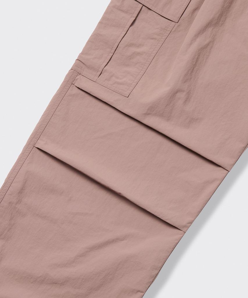 MUSINSA STANDARD Nylon One-Tuck Parachute Cargo Pants [Desert Pink]