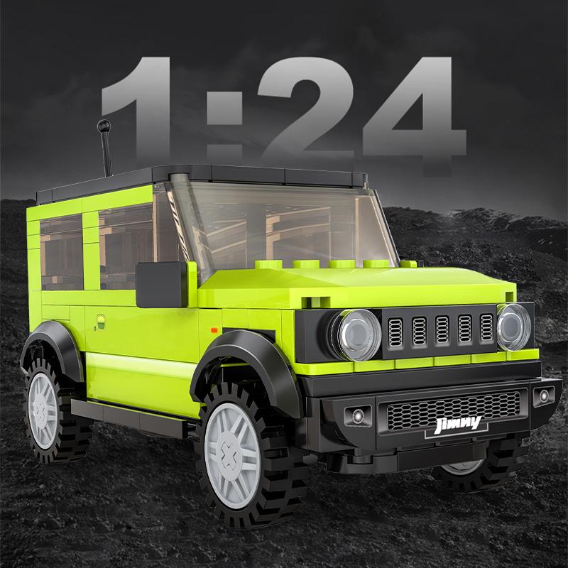 Cada 1:24 City SUV Compatible Off-road Racing Car Vehicle Building Block Classic Technical Bricks Toys for Children Gift