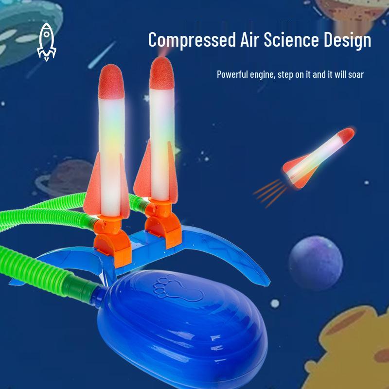 Детские уличные светящиеся игрушки-ракеты