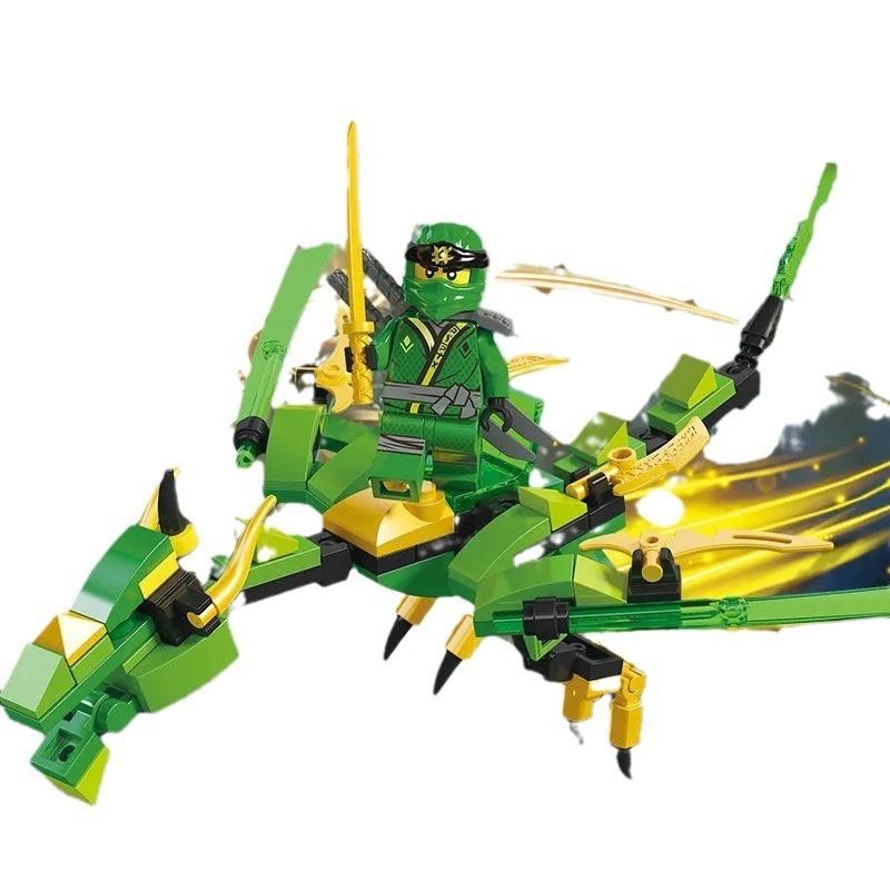 4 стиля Фантом Ниндзя Дракон Строительные блоки Мини Фигурки Кирпичи Набор Классическая модель фильма Детские игрушки Мальчики Для детей