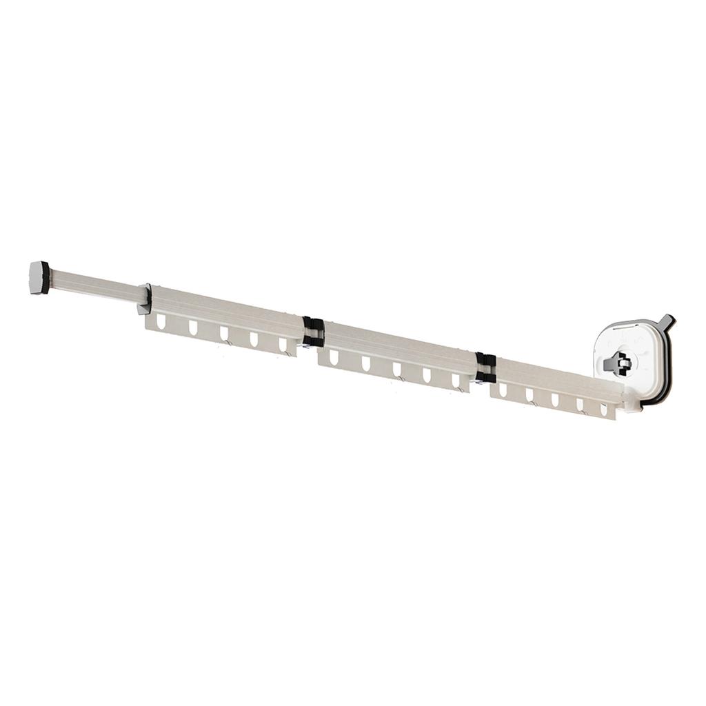 Компактная настенная сушилка для одежды Функциональная выдвижная вешалка для белья Эффективная присоска Сушилка для ткани