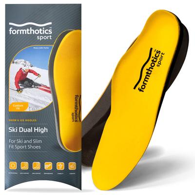 Спортивные стельки Formthotics Ski Dual High XS Желтый/Угольный