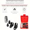 5-piece Set of Automotive Oxygen Sensor Socket Offset Wrench 22MM Socket 1/2 "3/8" Drive Thread Oxygen Sensor Disassembly Tool