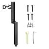 1 Set Fence Post Repair Stake Kit with Accessories Heavy Duty Steel Tilted Broken Wood Fence Post Repairing Ground Spike Support Stake