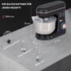 Stand Mixer, Food Processor, Mixer, 6 Speeds, 5.5L Stainless Steel Bowl