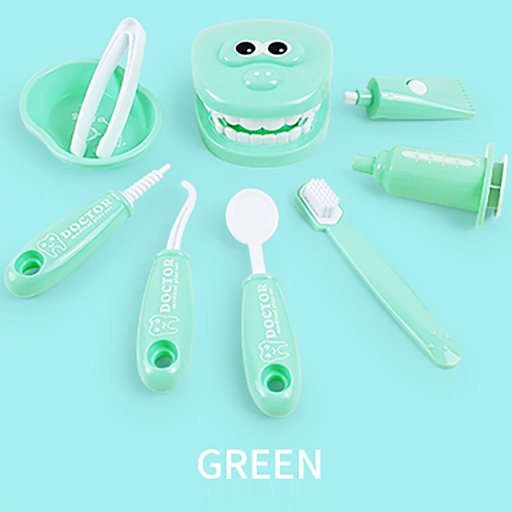 9 шт./компл., детская игрушка для ролевых игр, модель стоматолога для проверки зубов для врачей, ролевая игра