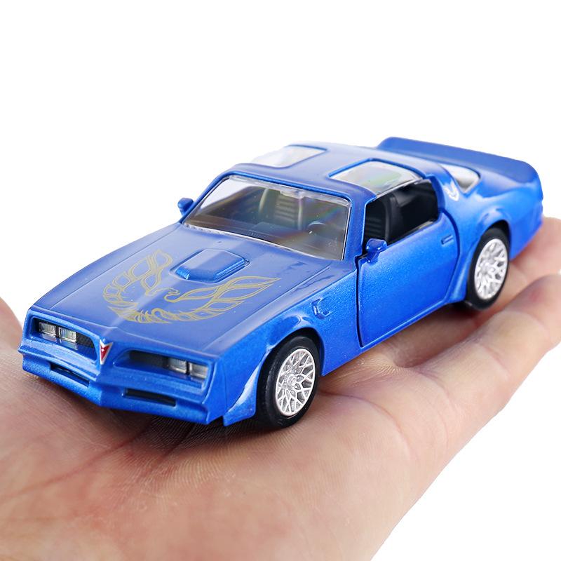ABBE1 1/36 Pontiac Firebird Metal Car Model Toys for Boys Alloy Diecast Pull Back Model Car Collection Vehicle for Kid Gifts Adult Toy