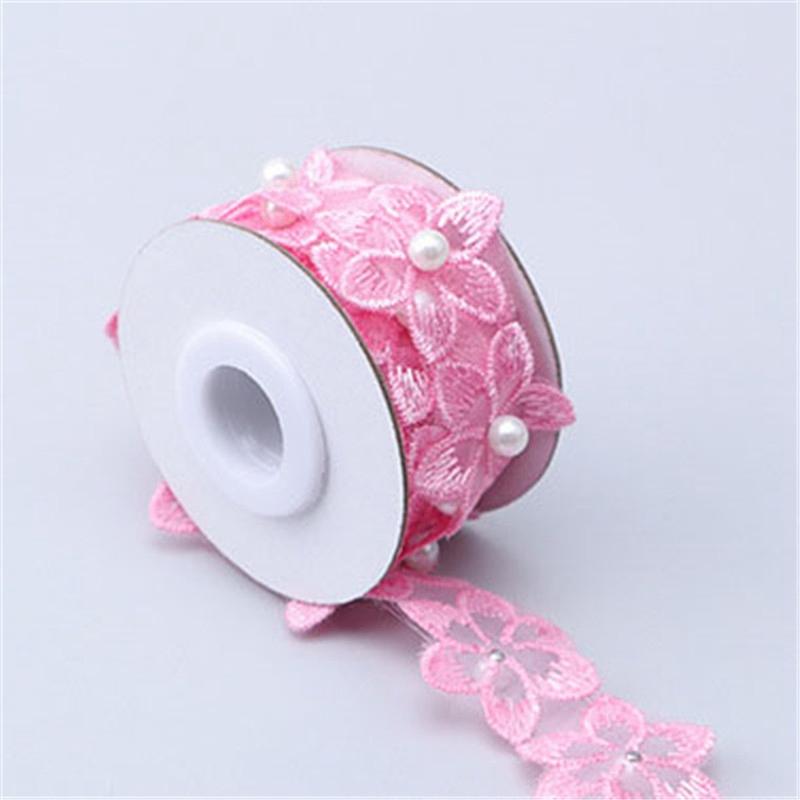 Изысканное свадебное платье, 1 ярд, аксессуары «сделай сам», кружевная вышитая лента, одежда, шитье, отделка цветами из бисера