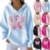 Women's Fashionable Casual Wing-printed Pullover Sporty Long-sleeved Sweatshirt Top