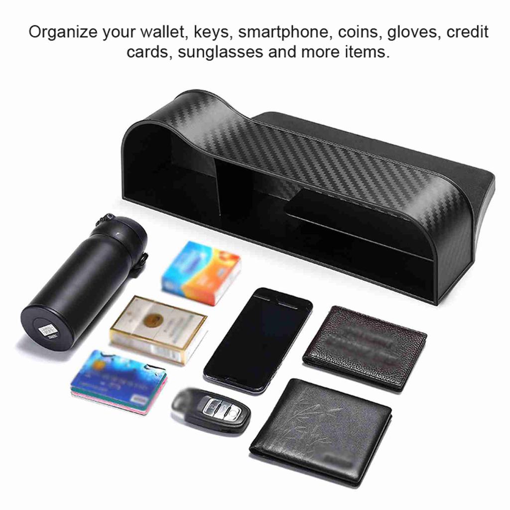 Car Seat Organizer Multifunctional Car Front Seat Storage Box, Universal Fit for Cars, SUVs and Trucks