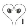HIDIZS HiFi Wired Equipped with 2pin Connector Black MS1-Galaxy Earphones, 1DD, 0.78mm Recable, (with Microphone)