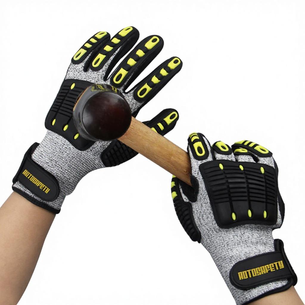 Anti Collision Mechanical Rescue Gloves Anti-slip Durable Anti Cutting Protective Working Safety Gloves for Heavy Industry