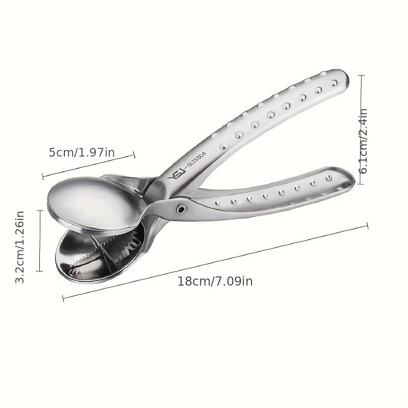 1 шт. Сверхпрочная открывалка для каштанов из нержавеющей стали 304 с острым перекрестным режущим краем, эффективный инструмент для колки скорлупы для дома, кухни, ресторанов, кейтеринга