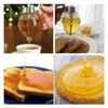 No Drip Honey Pot with stand Press Type Acrylic Honey Dispenser Clear Syrup Extruder  Sugar