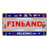 Chile Finland Iceland Flag Metal Signs Vintage Plaque Auto License Plate Embossed Tag Garage Bars Pubs Clubs Home Wall Decor