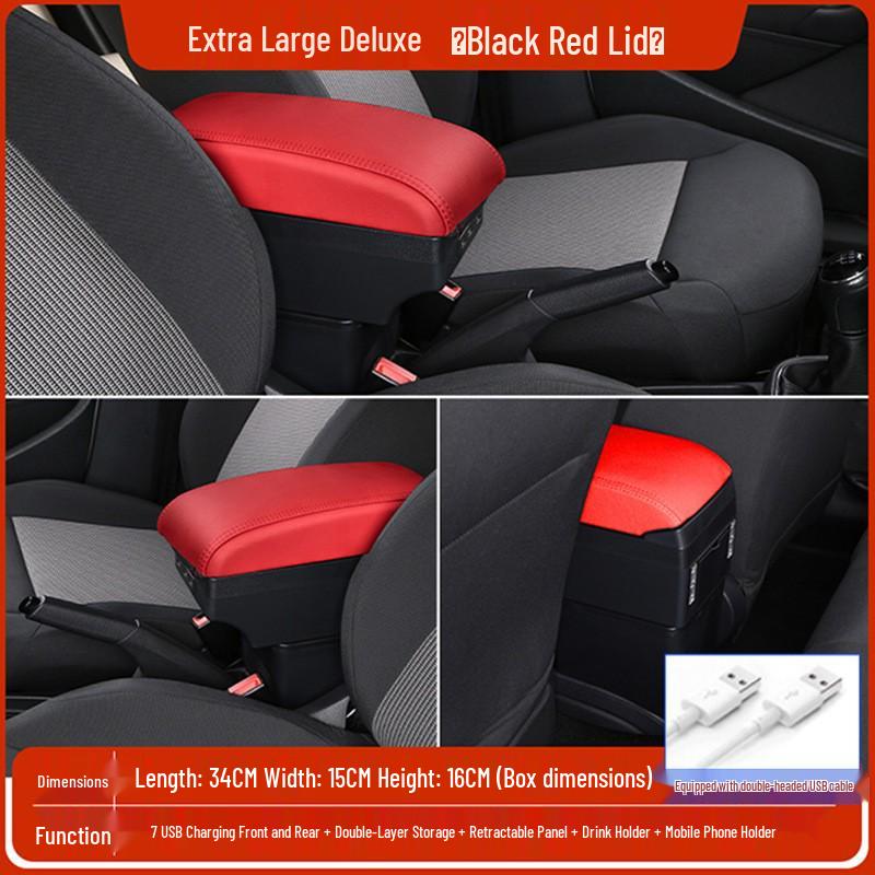 Подлокотник-бокс для Suzuki CELERIO: Центральная консоль для хранения и подлокотник