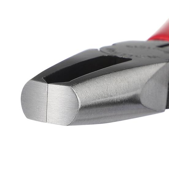 5 Inches Burr Removal Flat Nose Pliers Precision Nail Extraction Guitar Repair Tool with 45-Degree Tip Angle