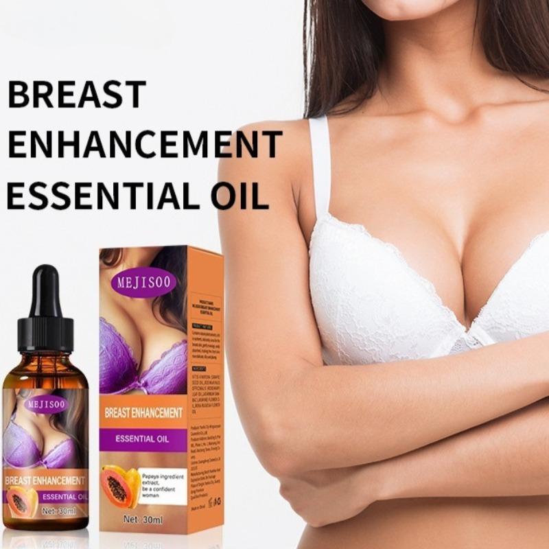 Breast Massage Oil, Warming Heating Massage Oil for Breast Tightening, Chest Care Essential Oil for Women