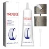 Tire Repair Glue 50ML Strong Adhesive Bonding Rubber Cement Tire Plug Gasket Sealers Black Sidewall Repair Cement for Off-Road