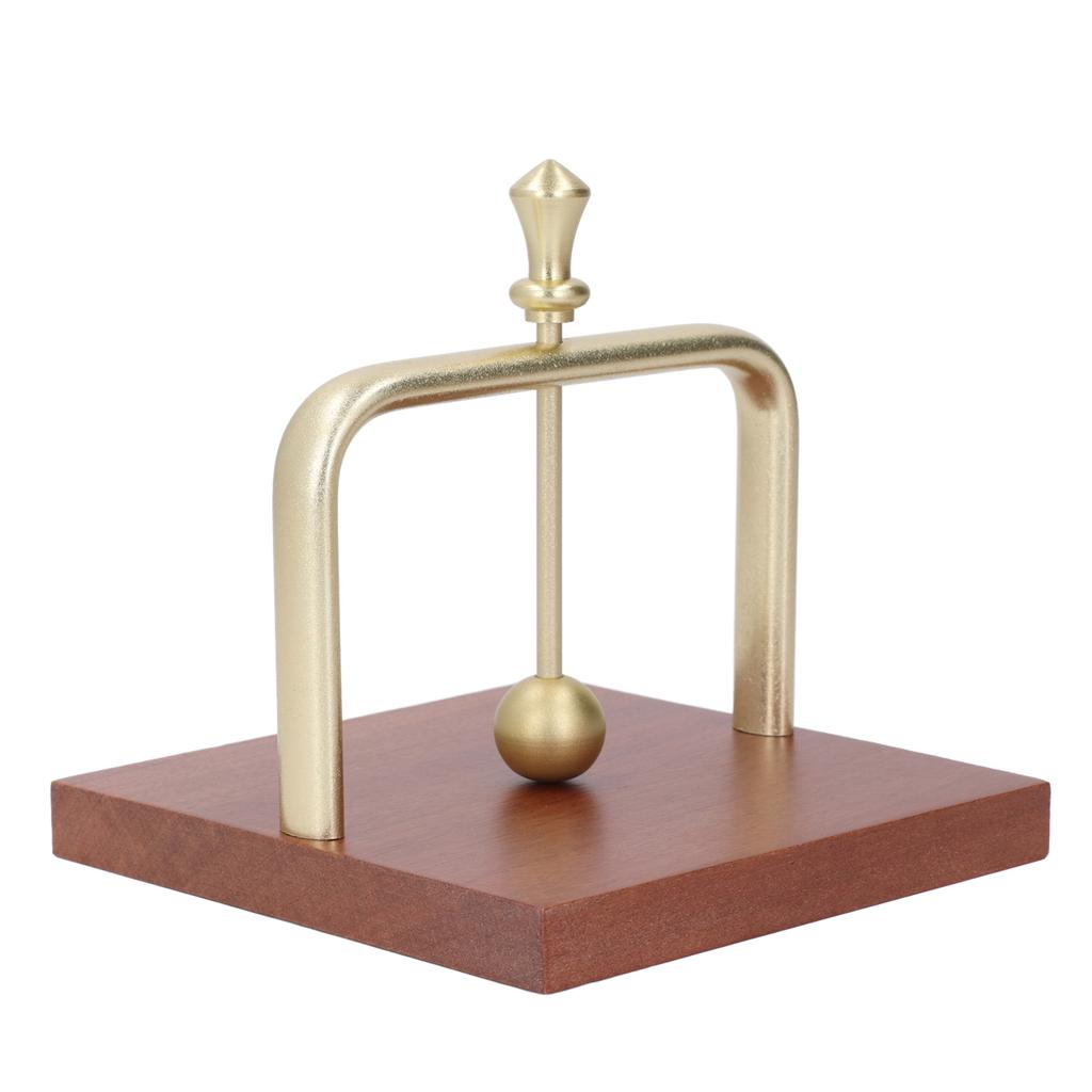 Table Napkin Holder with Lifting Ball Solid Wood Base Metal Rack Napkin Dispenser for Home