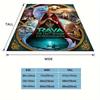 1pc Raya and The Last Dragon Printing Blanket - Soft, All-Season Throw for Living Room, Bedroom,Personalized Gift with Adorable Cartoon Design