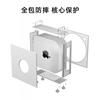 Aluminum Desktop Stand Case Mac Mini M4 Pro - Black Metal Protective Enclosure MacBook Air
