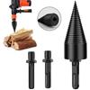 Firewood Machine Drill 32/42MM Wood Cone Punch Driver Square Shank/Round Shank/Hex Shank Drill Bit Split Drill Woodworking Tool