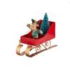 Sleigh Santa Claus Christmas Decorations Xmas Tree Hanging Ornaments Pendant Home Christmas Decor New Year Gift Navidad 2025