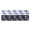 10Pcs 5 Positive +1/+1 & 5 Negative -1/-1 Dice Counters For Magic The Gathering