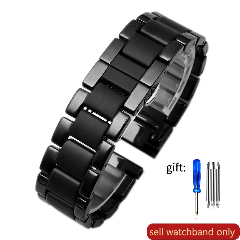 Высококачественный керамический ремешок для часов Rossini Guess Ebo Watch King Браслет из нержавеющей стали 16 18 мм