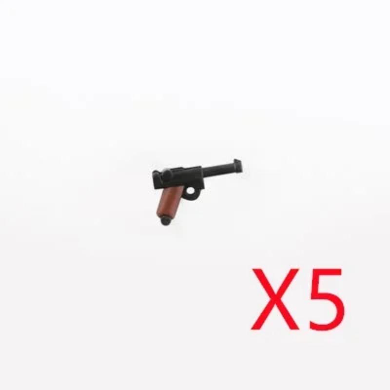 5 СМ Вторая мировая война Военные строительные блоки Американские Немецкие Советские Фигурки солдат Оружие Аксессуары Пистолеты Пистолет Снайперский ремень Мини-кирпичики MOC