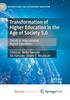 Книга Transformation of Higher Education In the Age of Society 5.0 : Trends In International Higher Education