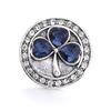 Кнопки-кнопки Clover LOVE Flower Crystal 20 мм из металла для браслета XH5145
