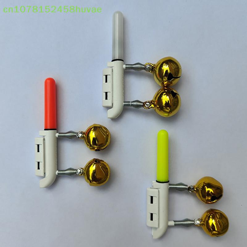 1 Pc Bell Double Headed Throwing Rod Fishing Electronic Rod Light Luminous Stick Flash LED Removable Waterproof Night Tackle