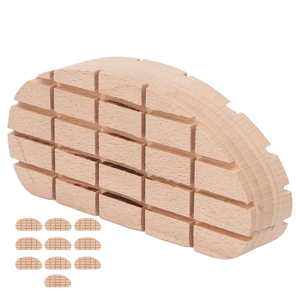 10Pcs Wooden Horse Hoof Pad Waterproof Breathable Cow Hoof Triming Pads for Cows Horses