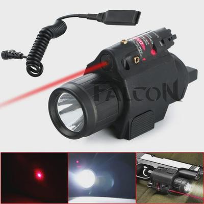 Светодиодный тактический фонарь M6: Многофункциональный мощный фонарь с лазером и 20-миллиметровой рейкой