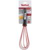 Fouet - tefal - ingenio - taille standard - silicone - rouge / noir