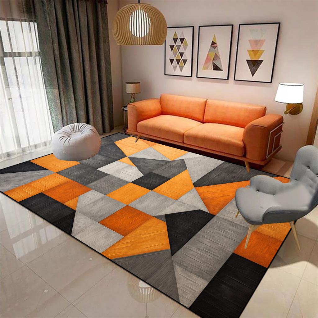 Легкая Роскошь Скандинавские Ковры Украшение Гостиной Ковер для Кофейного Столика Домашний Нескользящий Декор Спальни Прихожая Напольный Коврик Настраиваемый