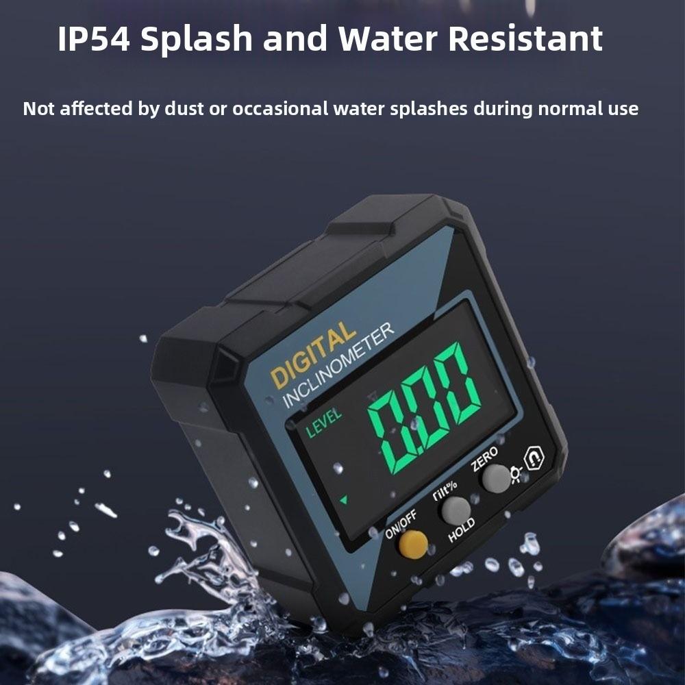 Односторонний магнитный уклономер Водонепроницаемый цифровой инклинометр Строительство
