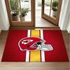Ковер из кристаллического велюра с дизайном Kansas City Chiefs, мягкий декоративный коврик для спальни, прихожей