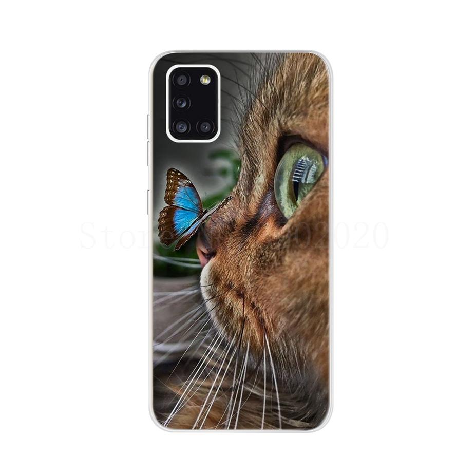 For Samsung Galaxy A31 Case SM-A315F A315 Capas Bumper Silicone Soft Back Painte Phone Cases For Fundas Samsung Galaxy A31 Cover